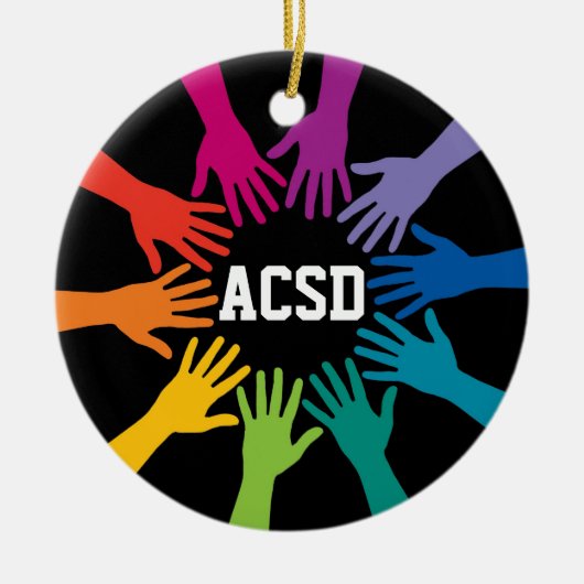 Unity - Teamwork - SRF セラミックオーナメント (正面)