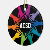 Unity - Teamwork - SRF セラミックオーナメント (左)