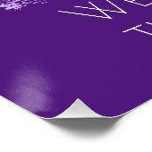 "Unity, Together" Inspiration Magenta Blue White ポスター (コーナー)