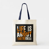 Unity Toteバッグ – 人生は一体感に関わる» トートバッグ (裏面)