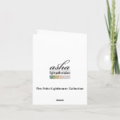 Unity Treeノートカード – 愛が道を知る カード (裏面)