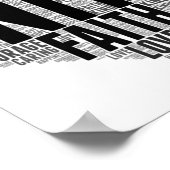 Unity Wordcloud親切にストップOrange Unityをいじめる ポスター (角)