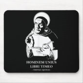 Unius Libri Philosopher Thomas Aquinas Quote  マウスパッド (正面)