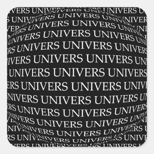 UNIVERS スクエアシール (正面)