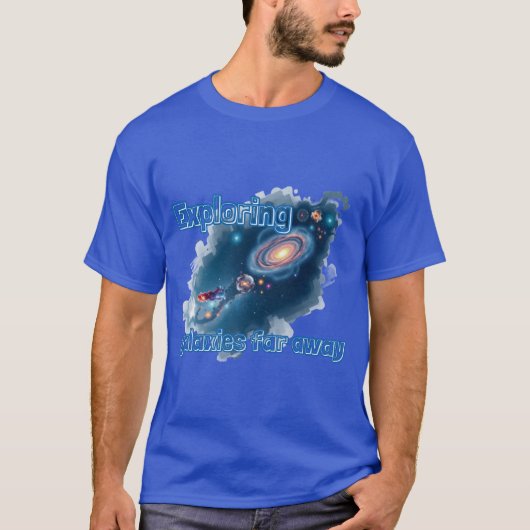 Univers:銀河系の遠近遠くに Tシャツ (正面)