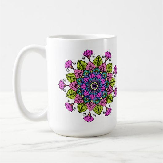 Universal Awakening Mandala Coffee Mug コーヒーマグカップ (左)