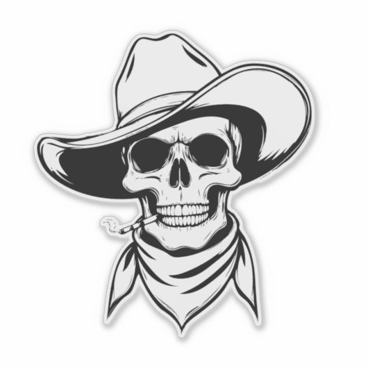 Universal Halloween Skeleton Sticker シール (正面)