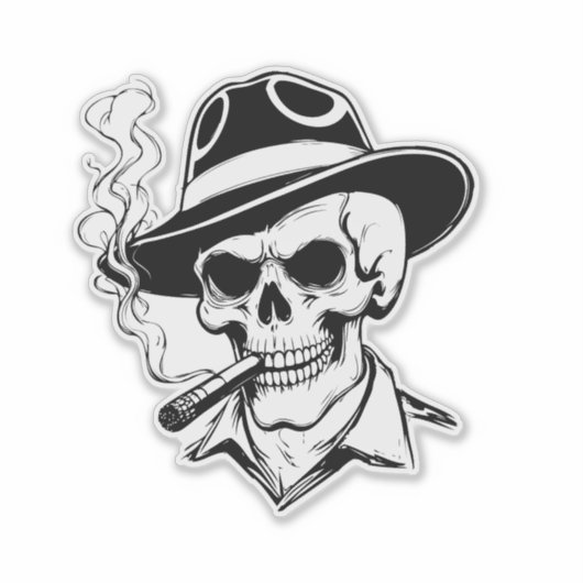 Universal Halloween Skeleton Sticker シール (正面)