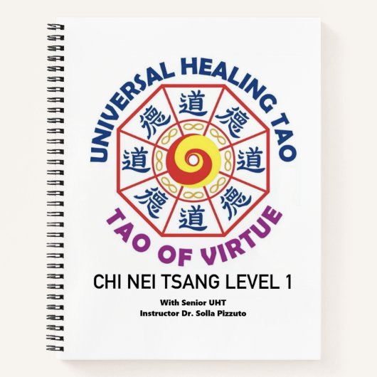 Universal Healing Tao  ノートブック (正面)