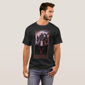 Universal Monsters Artist Series Draculaarot Poste Tシャツ (正面フル)