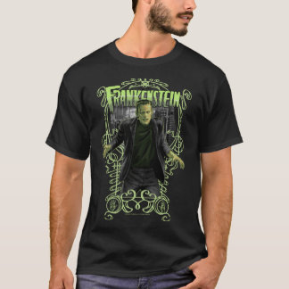 Universal Monsters Artist Series Frankenstein Keyh Tシャツ