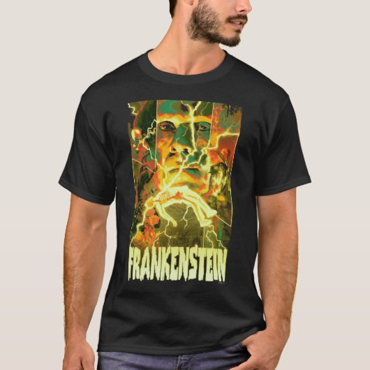 Universal Monsters Artist Series Frankenstein Post Tシャツ (正面)