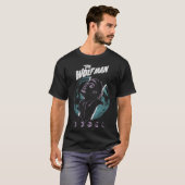 Universal Monsters Artist Serieshe Wolfman Retro P Tシャツ (正面フル)