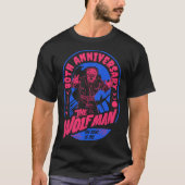 Universal Monsters Artist Serieshe Wolfman Stamp f Tシャツ (正面)