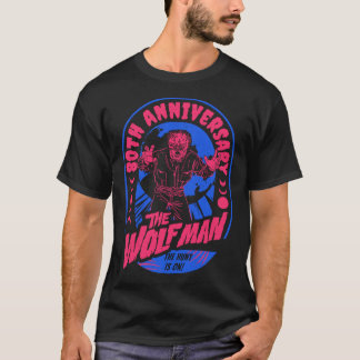 Universal Monsters Artist Serieshe Wolfman Stamp f Tシャツ