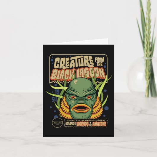 Universal Monsters Creature Retro Halloween Mask  カード (正面)