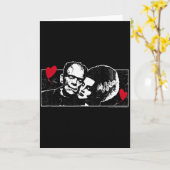 Universal Monsters Valentines Day Frankenstein And カード (黄色い花)