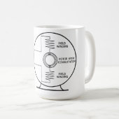 Universal Motor Diagram on Coffee Mug コーヒーマグカップ (正面右)