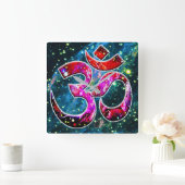 Universal OM Bodhi スクエア壁時計 (ホーム)