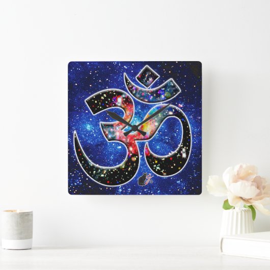 Universal OM Dhyana スクエア壁時計 (ホーム)