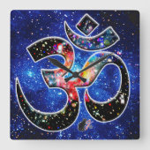 Universal OM Dhyana スクエア壁時計 (正面)