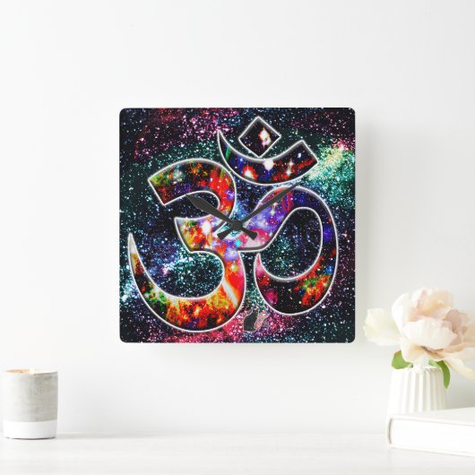 Universal OM Karma スクエア壁時計 (ホーム)