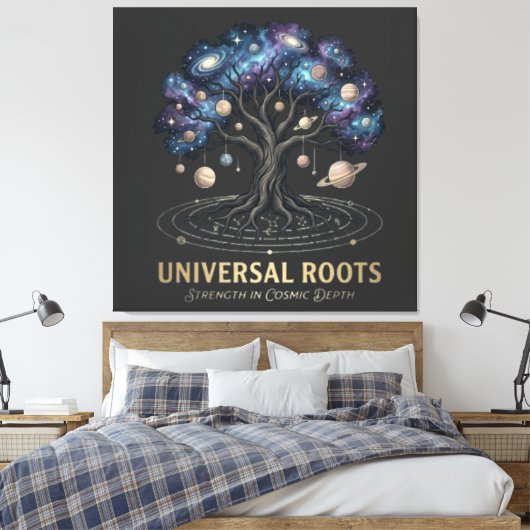 Universal Roots キャンバスプリント (インサイチュ (寝室))