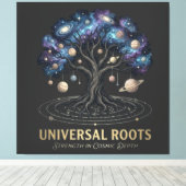 Universal Roots キャンバスプリント (インサイチュ (ウッドフロア))