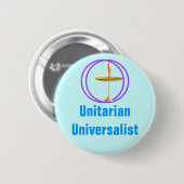 Universalistユニテリアン 缶バッジ (正面&裏面)