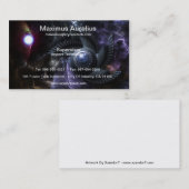 UniverseがFractal Art Business Cardと衝突したとき 名刺 (正面/裏面)