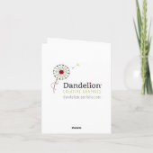 Universeノートカード カード (裏面)