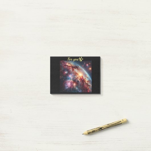 Universe ポストイット (デスク上)