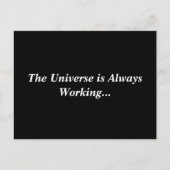 Universe Always Workingはがき ポストカード (正面)