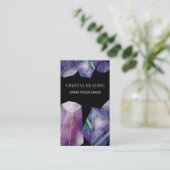 * Universe Gem Cosmos Gemstone Watercolor Crystals 名刺 (スタンド正面)