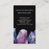 * Universe Gem Cosmos Gemstone Watercolor Crystals 名刺 (裏面)