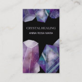 * Universe Gem Cosmos Gemstone Watercolor Crystals 名刺 (正面)
