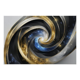 Universe in an Abstract Spiral ポスター