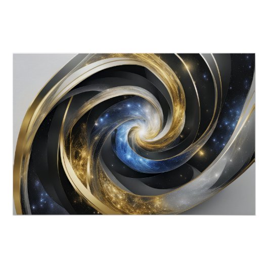 Universe in an Abstract Spiral ポスター (正面)