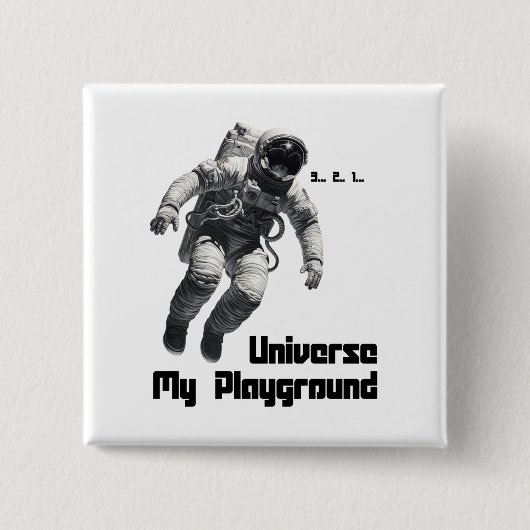 Universe My Playground Pinボタン（冒険者用） 缶バッジ (正面)