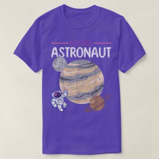 Universe Outer Space Science Planets Galaxy Future Tシャツ (デザイン正面)