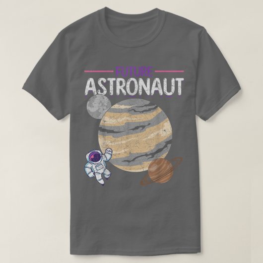 Universe Outer Space Science Planets Galaxy Future Tシャツ (デザイン正面)