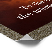 Universe surrenders – アートプリント ポスター (角)