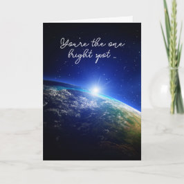 Universe with Light Flareありがとう カード