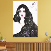Universe Woman 絵画's Canvas Print キャンバスプリント (インサイチュ (リビング))