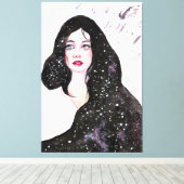 Universe Woman 絵画's Canvas Print キャンバスプリント (インサイチュ (ウッドフロア))