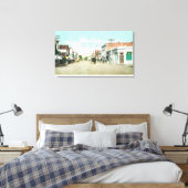 University AvenuePalo Altoのビュー（カリフォルニア州） キャンバスプリント (インサイチュ (寝室))