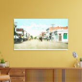 University AvenuePalo Altoのビュー（カリフォルニア州） キャンバスプリント (インサイチュ (リビング))