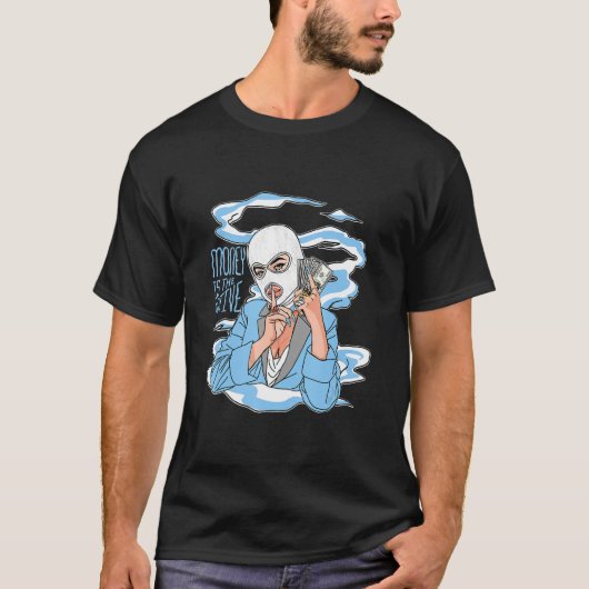 University Blue 4s Tee Moneyが動機4 Unive Tシャツ (正面)