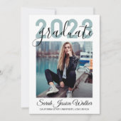 University Graduation 2023パーティー写真 案内状 (正面)