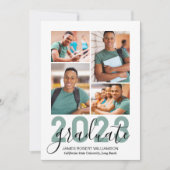 University Graduation 2023パーティー4枚 案内状 (正面)